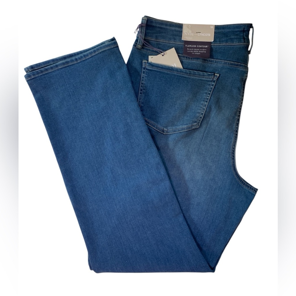 NYDJ for Chico’s Flawless Contour Straight Jean Size 18 NWT - Picture 5 of 12